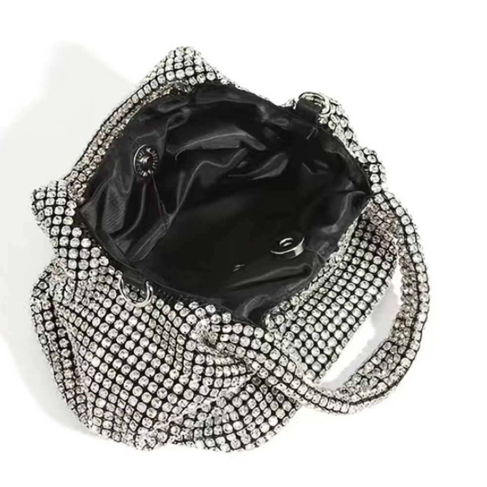 Sliver Rhinestone Bag/Crossbody - Picture 8 of 16